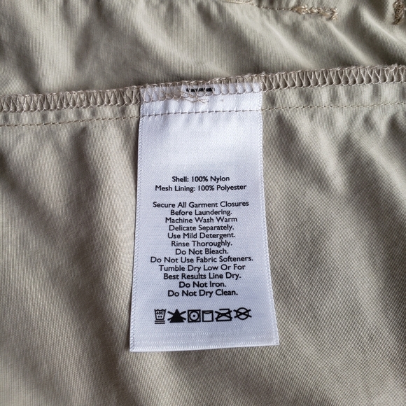 Eddie Bauer Khaki Windbreaker Jacket, Size Small - Picture 11 of 16